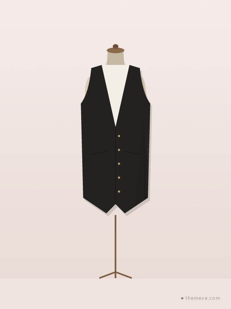Tailored Waistcoat — Black